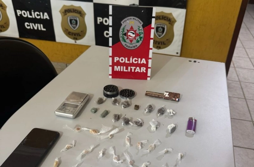 Imagem Drogas apreendidas pela polícia militar em Catolé do Rocha 