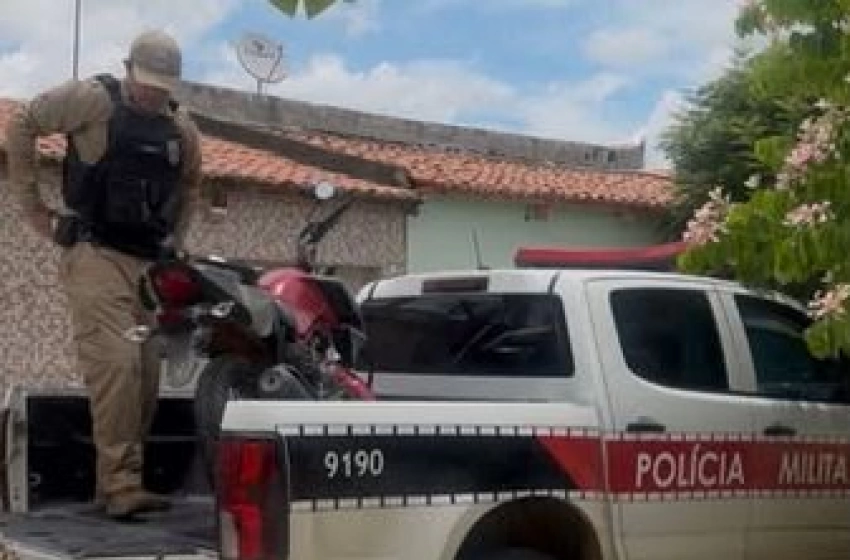 Imagem Motocicleta recuperada em ação da Polícia Militar