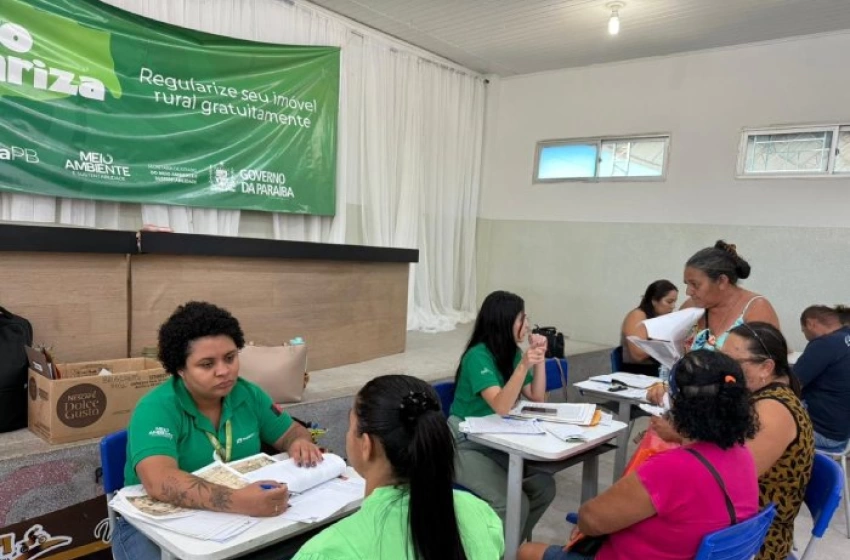 Imagem Ação do Regulariza-PB no município de Damião