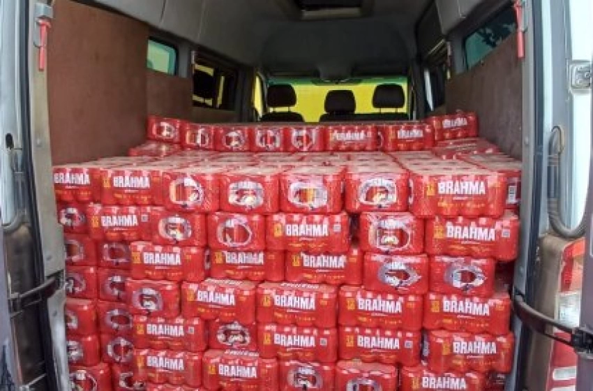 Imagem Apreensão de carga irregular de bebidas na BR-101, na Paraíba