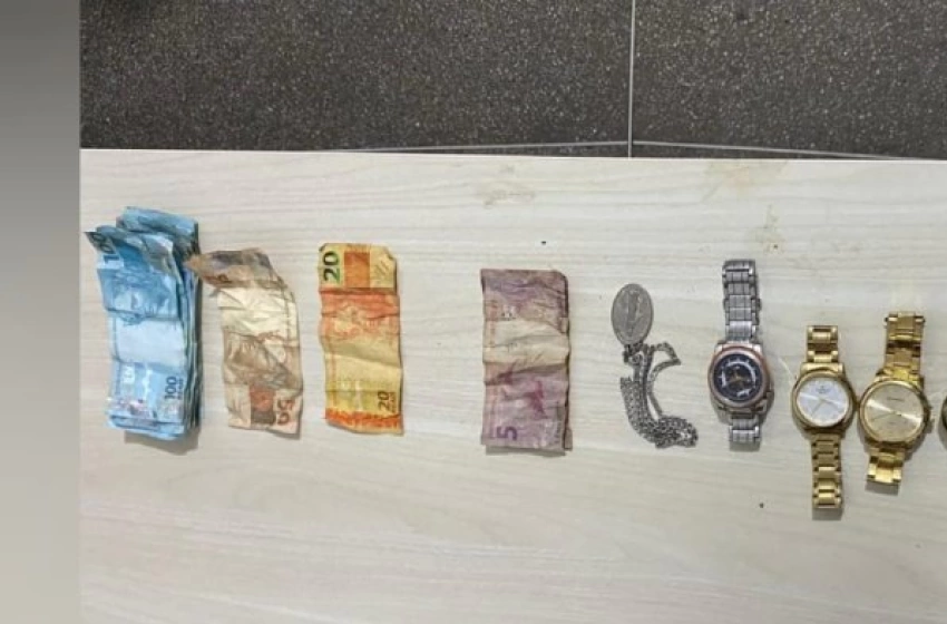 Imagem Objetos de roubo na cidade de Cajazeiras