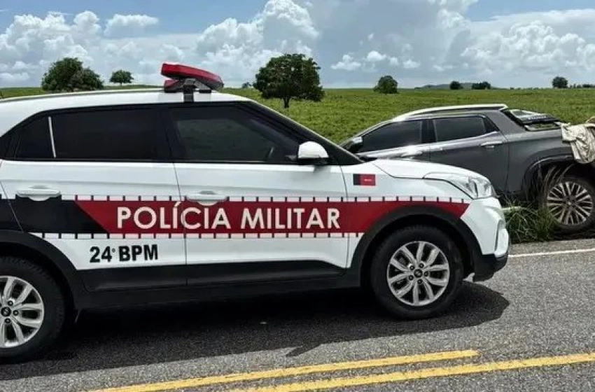 Imagem Veículo recuperado pela PM na Paraíba