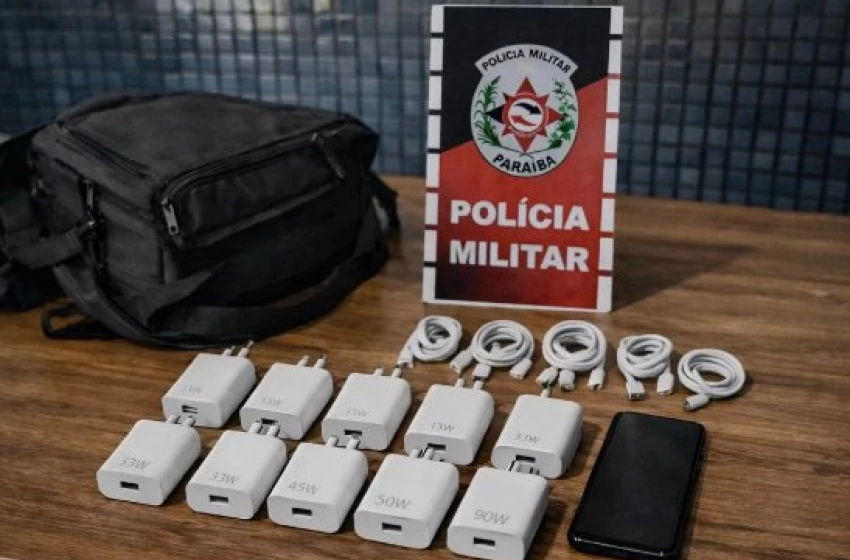 Imagem Parte de objetos roubados em Sousa