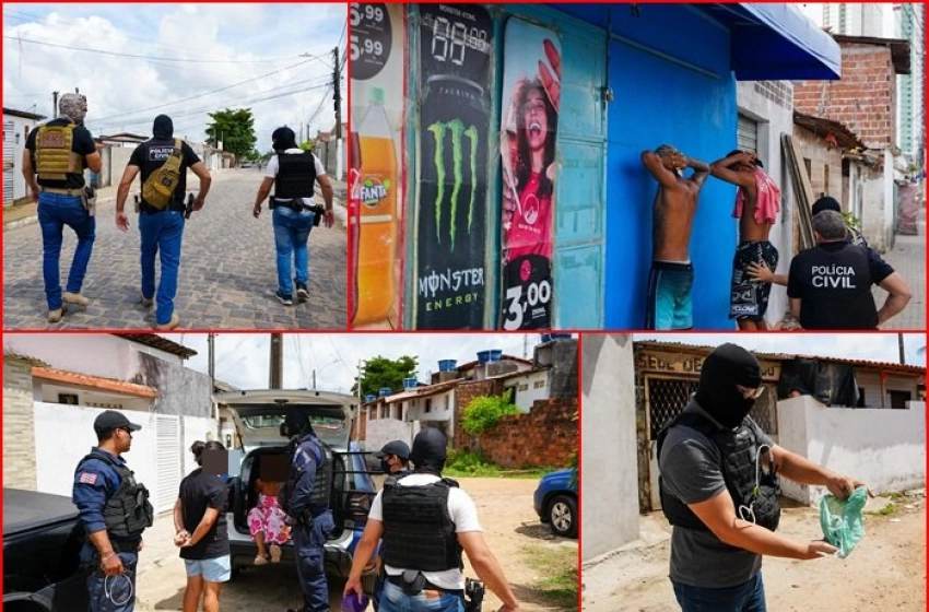 Imagem Prisões de suspeitos em João Pessoa