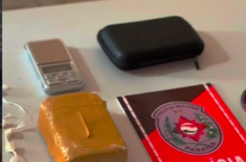 Imagem Droga apreendidas em ação da PM