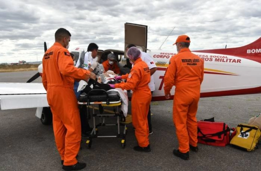 Imagem Transporte aeromédico