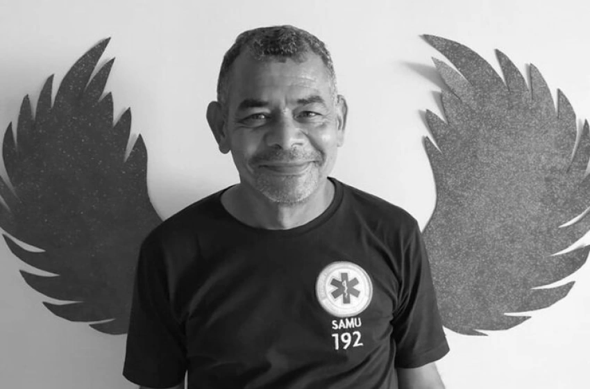 Imagem Socorrista do SAMU de Sousa, José Nazário, de 58 anos