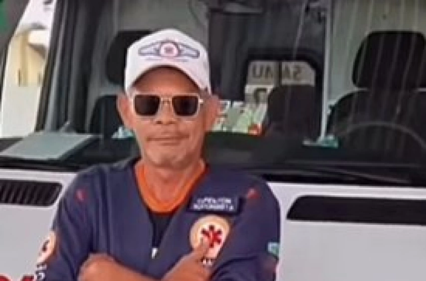 Imagem Socorrista do SAMU de Sousa, José Nazário, de 58 anos