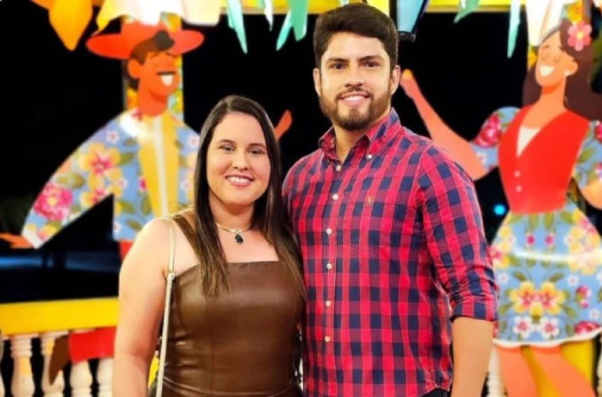 Imagem ex-prefeita de Duas Estradas, Joyce Renally e seu companheiro, Ramessés Henrique