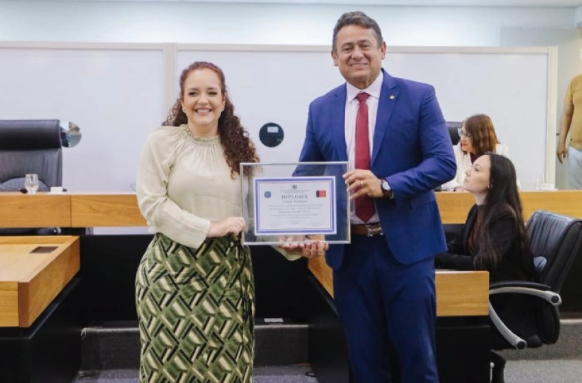 Imagem Cidadania paraibana à advogada Joseane de Azevedo Oliveira