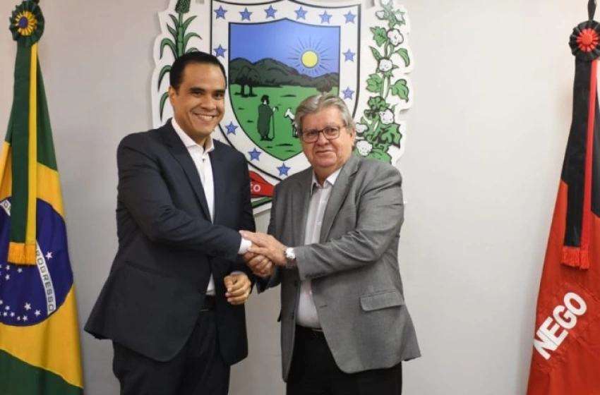 Imagem Ministro Gustavo Feliciano e o governador João Azevêdo