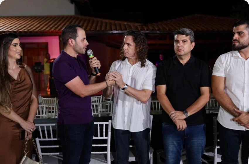 Imagem Prefeito Lucas Pereira, e o Senador, Veneziano