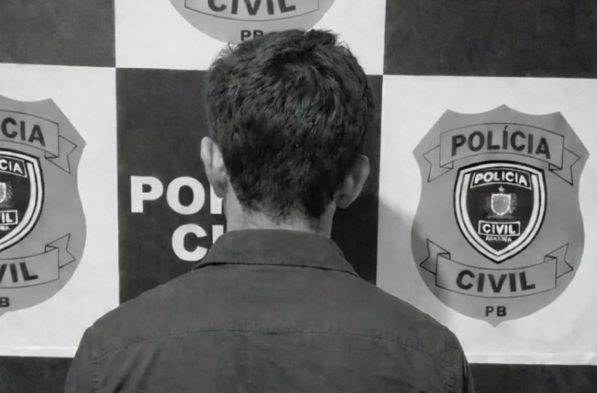 Imagem Homem preso pela polícia civil em Queimadas 