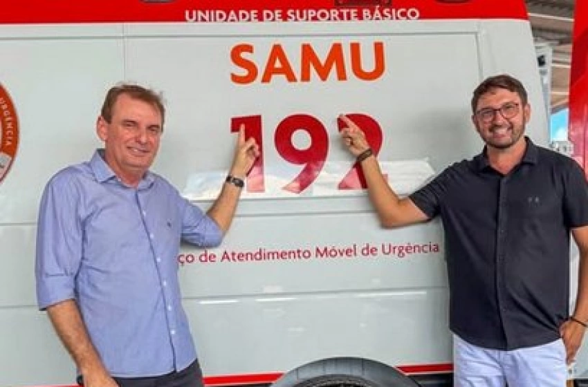 Imagem Deputado estadual Chico Mendes e o prefeito de Carrapateira, Iarley