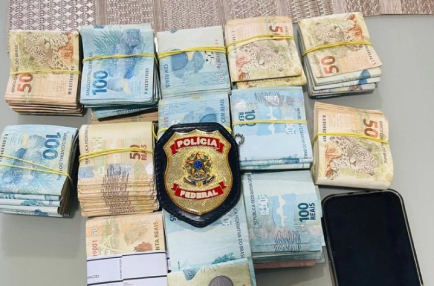 Imagem Dinheiro apreendido na nova fase da Operação Sem Desconto
