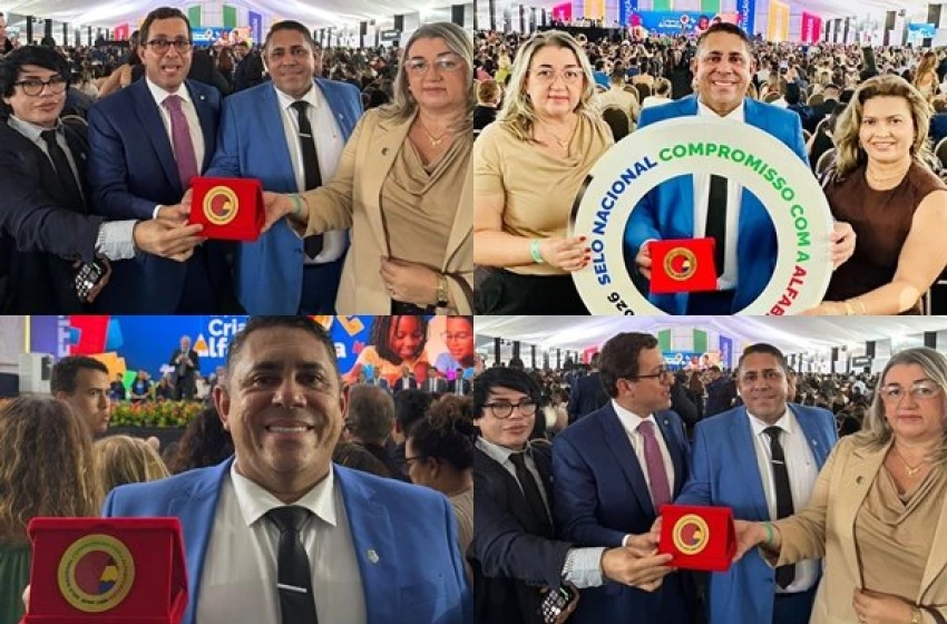 Imagem Aparecida recebepela segunda vez o Selo Ouro do MEC pelo compromisso com a alfabetização