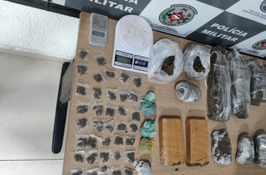 Imagem Drogas apreendidas pela Polícia Militar em João Pessoa 