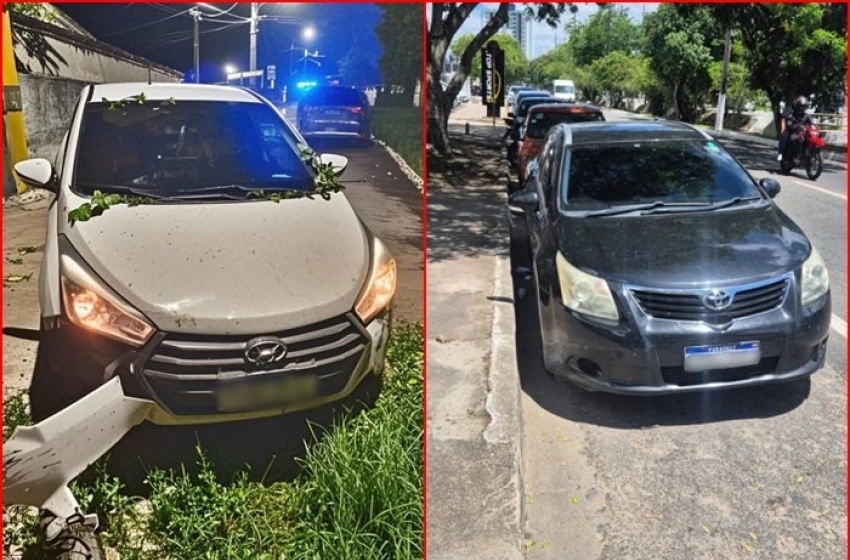 Imagem Veículos recuperados pela PRF na Paraíba