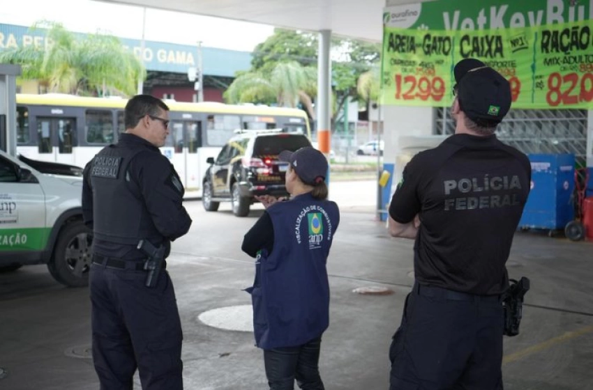 Imagem Fiscalização de postos de combustíveis em 11 estados e no DF
