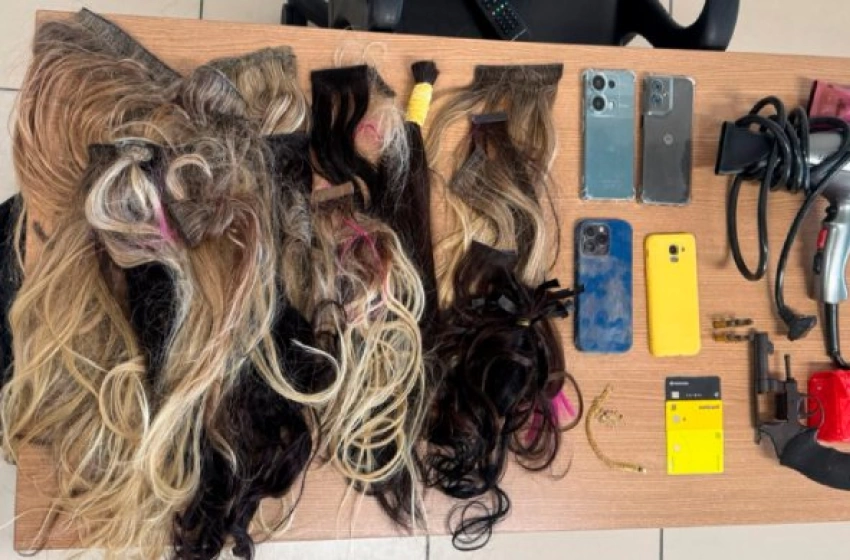 Imagem Materiais subtraídos em roubo