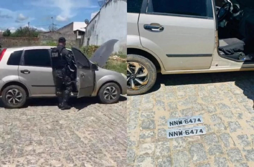 Imagem Veículo com registro de roubo