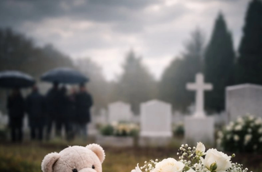 Imagem Imagem que reflere um sepultamento 