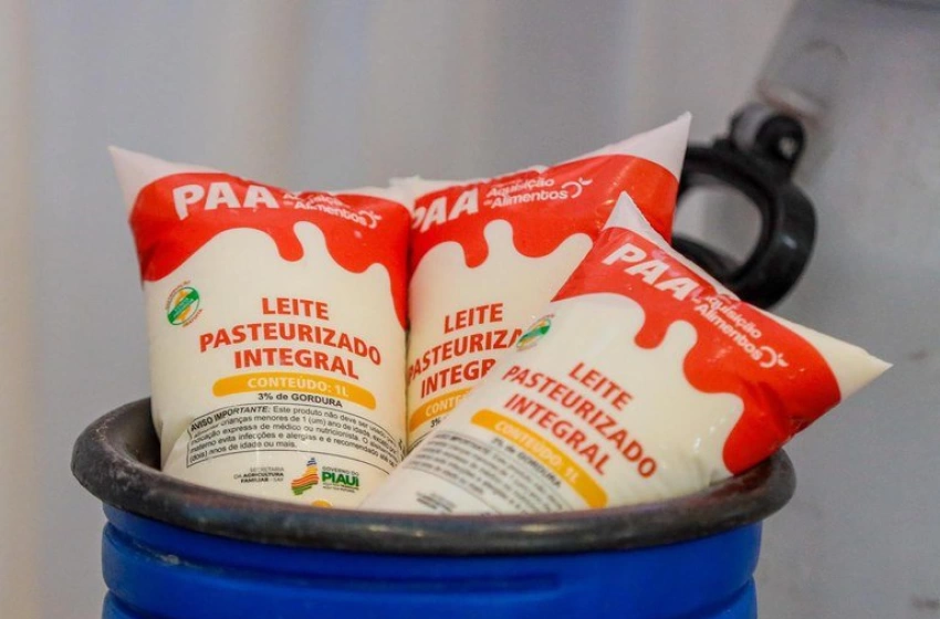 Imagem Programa de Aquisição de Alimentos, na modalidade PAA-Leite