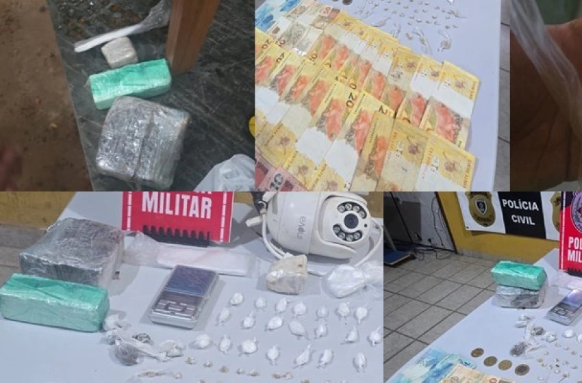 Imagem Drogas apreendidas pela polícia militar em Catolé do Rocha 