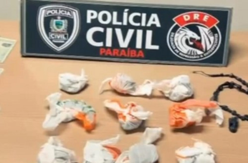 Imagem Drogas apreendidas em ação da Polícia Civil
