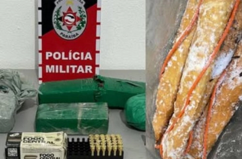 Imagem Material ilícito apreendido em ação da Polícia Militar