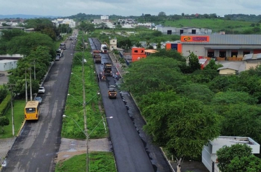 Imagem Obras de pavimentação em Campina Grande e Queimadas