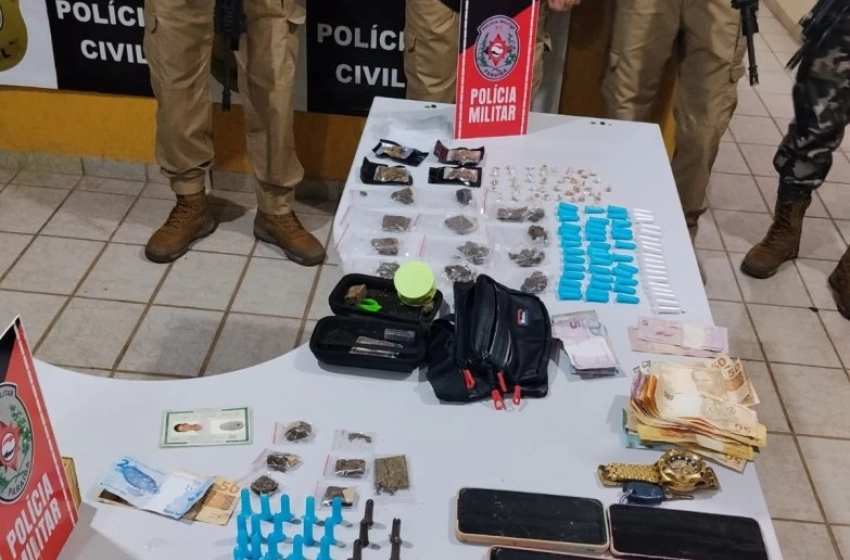 Imagem Drogas apreendidas pela polícia militar em Paulista e São Bento 