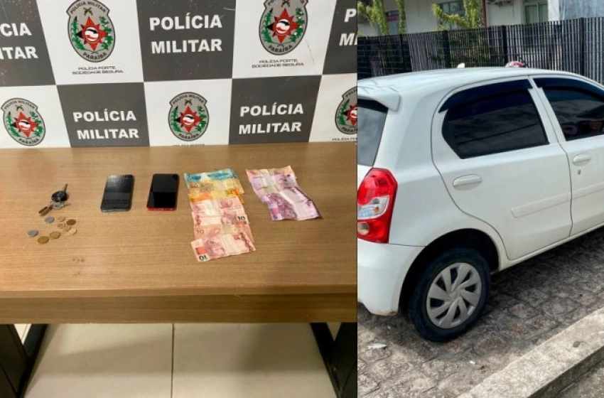 Imagem Polícia Militar prende dupla e recupera veículo roubado na Paraíba 
