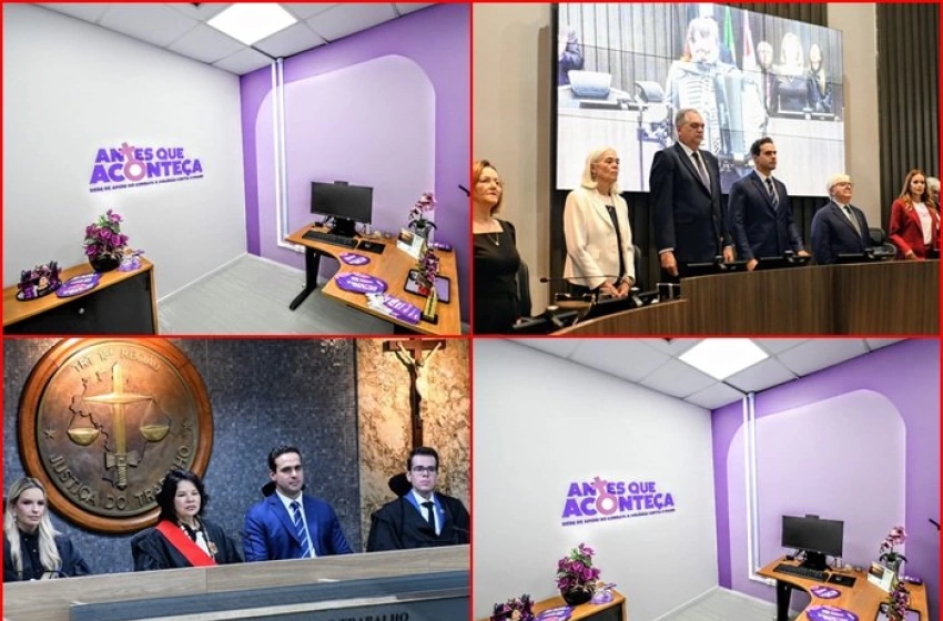 Imagem Inauguração de Sala Lilás no TJPB