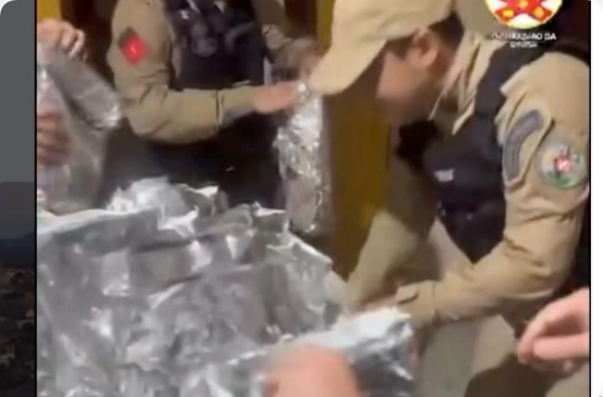 Imagem Droga apreendida