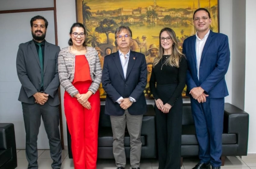 Imagem Visita Institucional no Tribunal de Contas do Estado da Paraíba, feita pelo novo secretário de Educação 