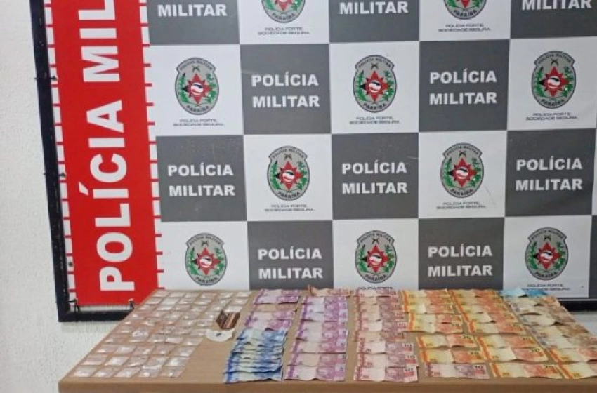 Imagem Apreensão de drogas e dinheiro