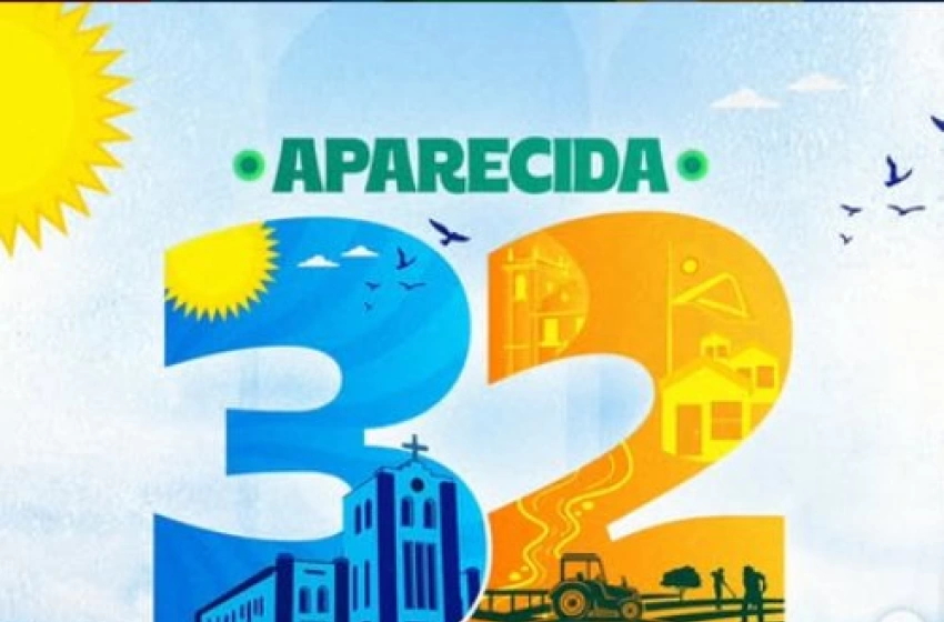 Imagem 32 anos de emancipação de Aparecida