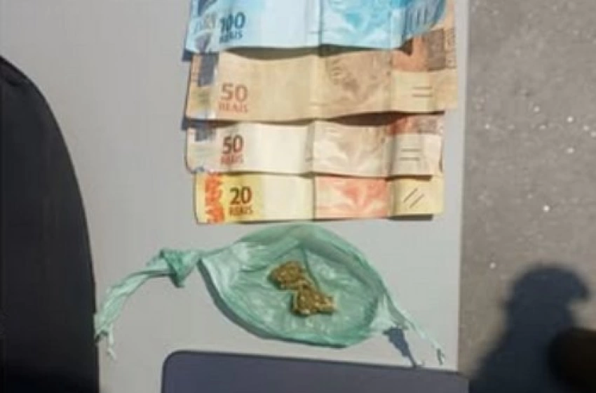 Imagem Droga apreendida em ação da Polícia Militar