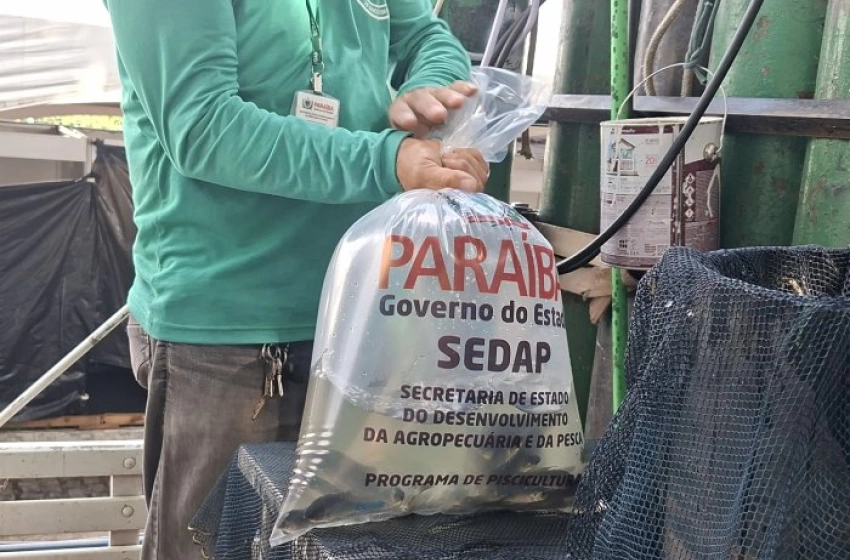 Imagem Distribuição de alevinos na Paraíba