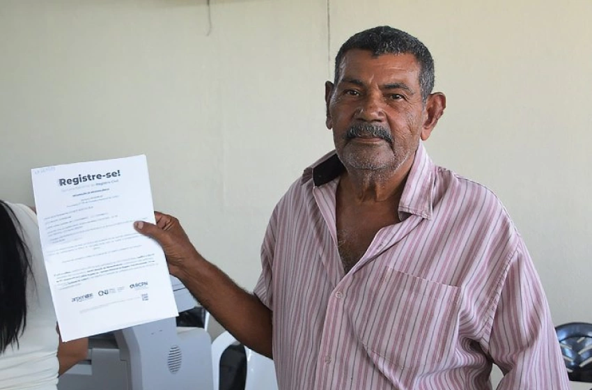 Imagem Senhor Gilberto Alfredo, residente na cidade de Cabedelo