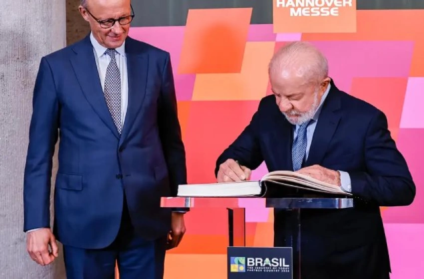 Imagem Presidente Luiz Inácio Lula da Silva, na Alemanha