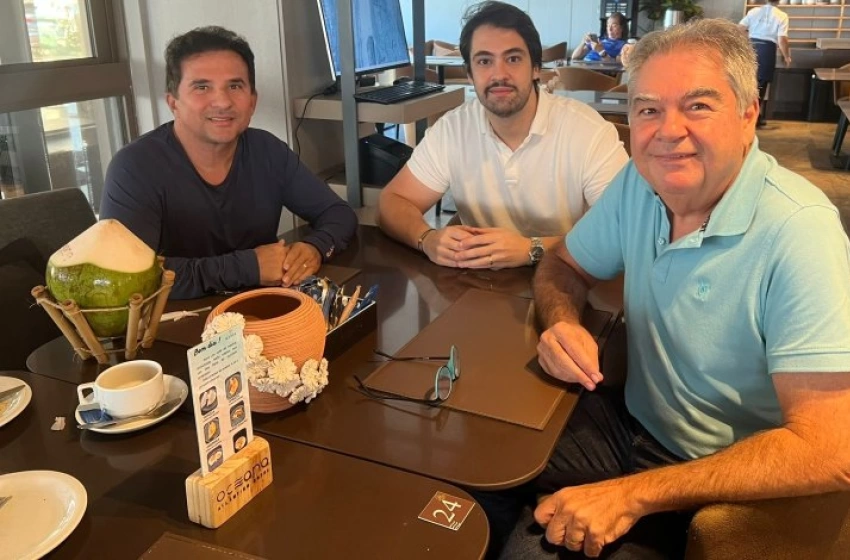 Imagem Homero Pires, Paulo Henrique Perna Cordeiro e Lindolfo Pires