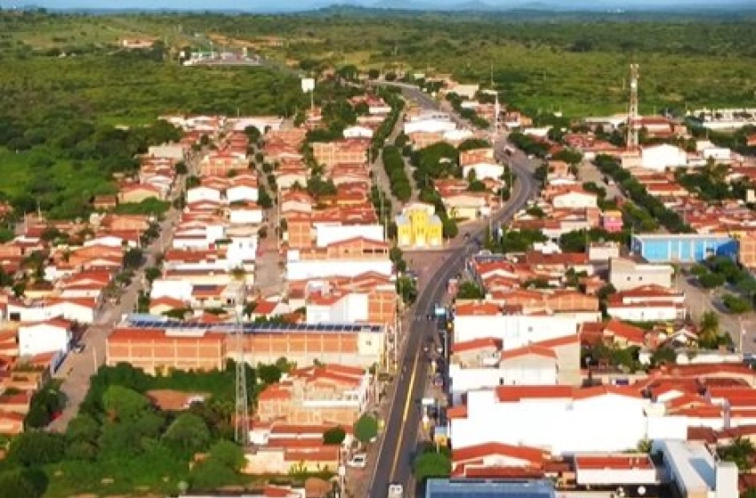 Imagem Imagem aérea do município de Aparecida 