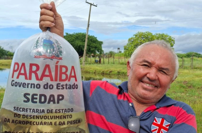 Imagem Entrega de 160 mil alevinos da espécie tilápia
