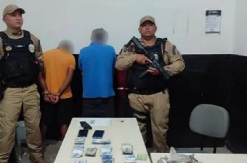 Imagem Prisão de dois homens por tráfico de drogas