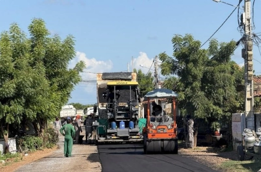 Imagem Ruas em pavimentação na Cidade de Sousa