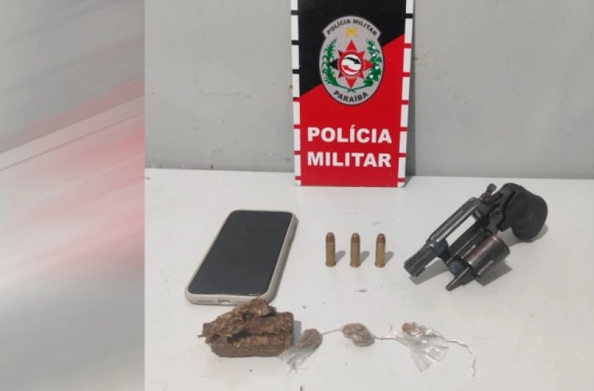 Imagem Arma de fogo apreendida pela polícia militar em Mamanguape 