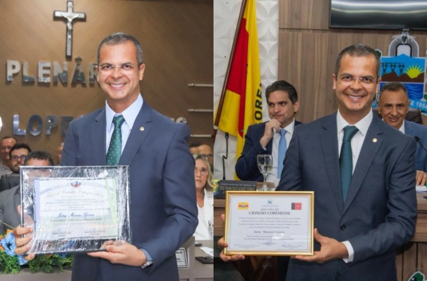 Imagem Jutay Meneses recebe Título de Cidadão e reforça compromisso com Coremas