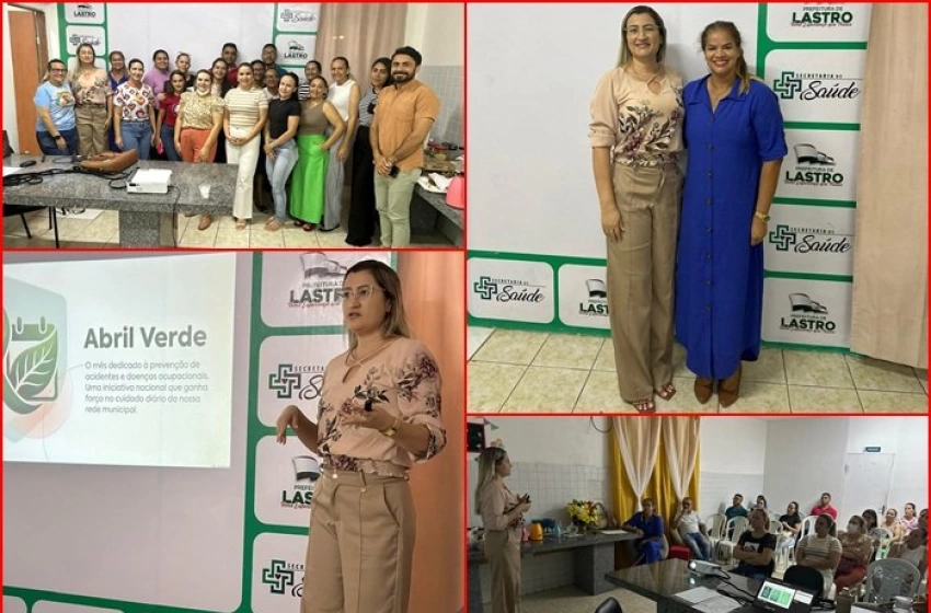 Imagem Capacitação para servidores em alusão ao Abril Verde, em Lastro